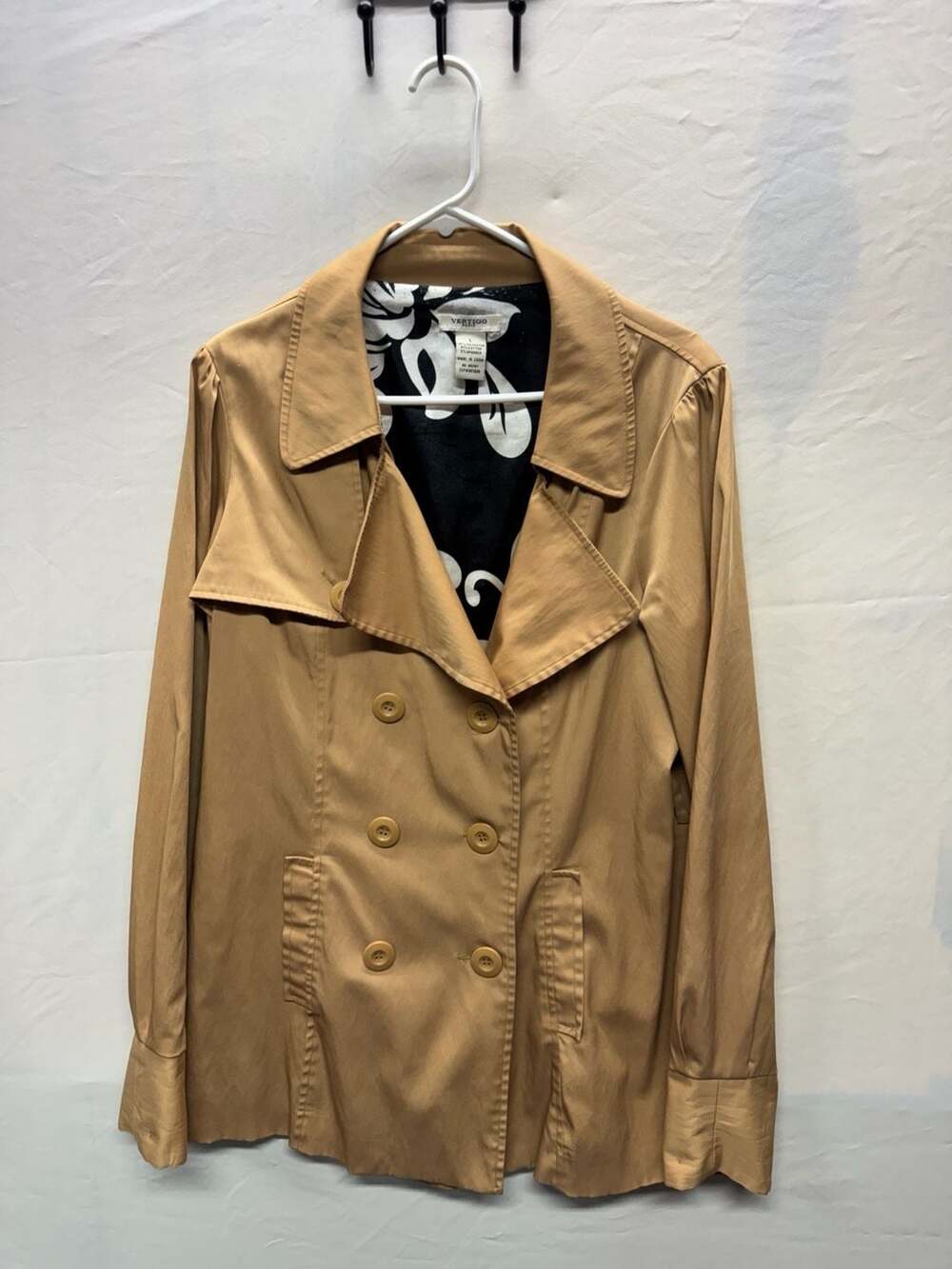 Vertigo Paris Double-Breasted Trench Jacket